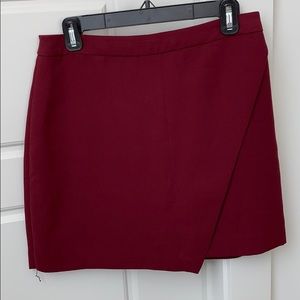 Maroon skirt